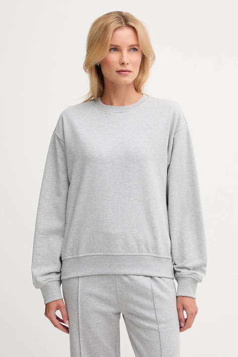 Calvin Klein Jeans bluza damska kolor szary  LV047B236G