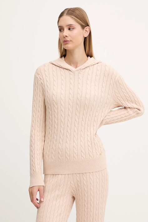 Chantelle sweter TWIST damski kolor beżowy C1A2L0