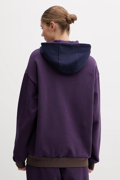 Двостороння кофта EA7 Emporio Armani — AW25-BLD071, фіолетовий — фото 4