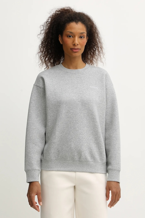 Guess bluză AURELIA culoarea gri, uni, V5BQ05 K1971
