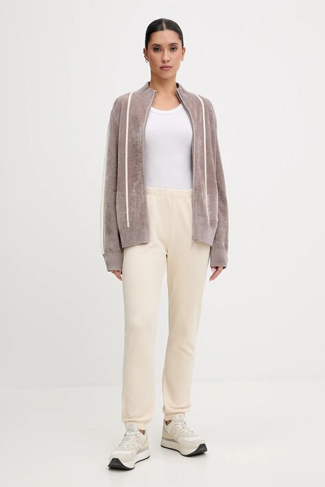 Guess bluza EMILIA damska kolor beżowy wzorzysta V5BQ09 Z1170