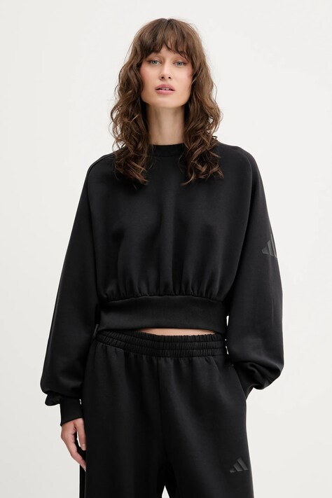 adidas bluza All SZN damska kolor czarny z nadrukiem JM3836