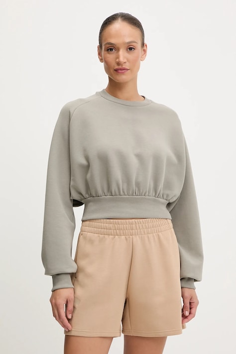 adidas bluză All SZN culoarea verde, neted, JW5070