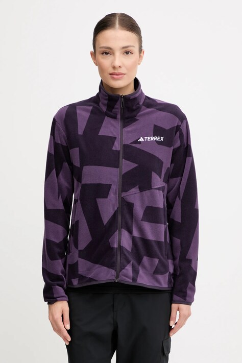Φούτερ εξωτερικού χώρου adidas TERREX Multi χρώμα: μοβ, JN0996