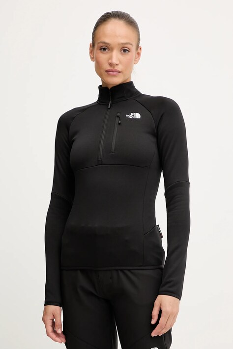 Dukserica outdoor The North Face Meteora boja: crna, bez uzorka, NF0A8E2SJK31