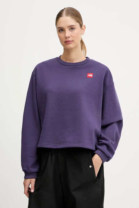 Μπλούζα The North Face Redbox χρώμα: μοβ, NF0A8EFY1JI1
