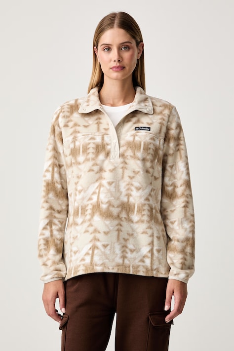Columbia bluza polarowa damska Benton Springs brązowa 2085611