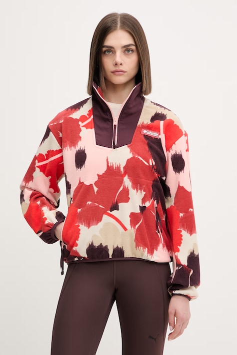 Columbia bluza outdoorowa Sequoia Grove kolor różowy wzorzysta 2136204