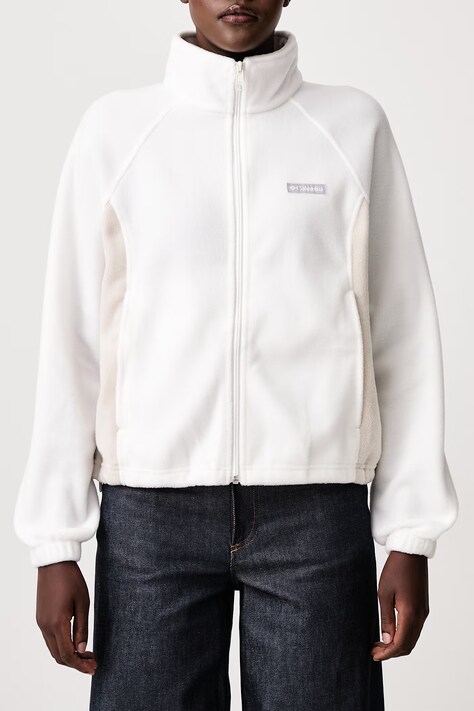 Columbia Bluza rozpinana damska polarowa Benton Springs beżowa 2136221