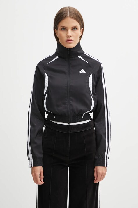 adidas Originals bluza Slim Tracktop damska kolor czarny z aplikacją KE9786