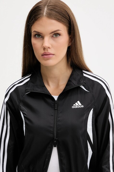 adidas Originals bluza Slim Tracktop damska kolor czarny z aplikacją KE9786