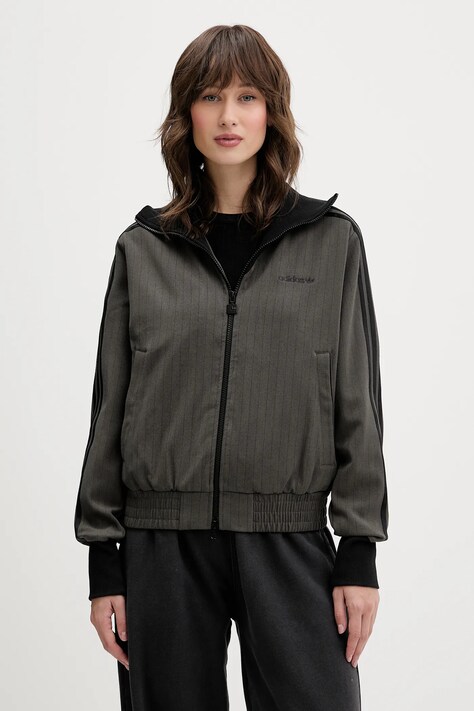 adidas Originals bluza Tailored Tt damska kolor szary wzorzysta JY3523