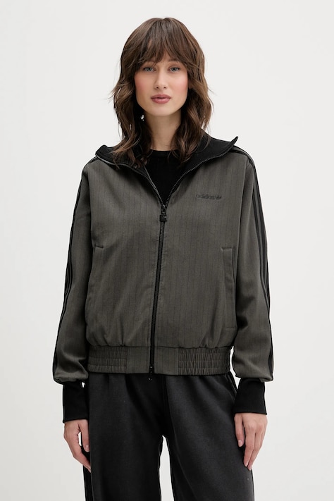 Mikina adidas Originals Tailored Tt šedá farba, vzorovaná, JY3523