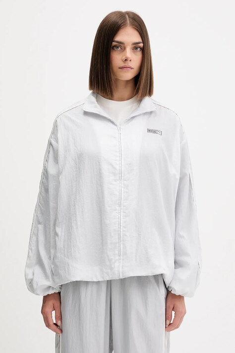 Puma bluza PUMA x ROSÉ damska kolor szary gładka 633793