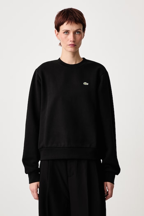 Lacoste Bluza damska bawełniana czarna SF5270