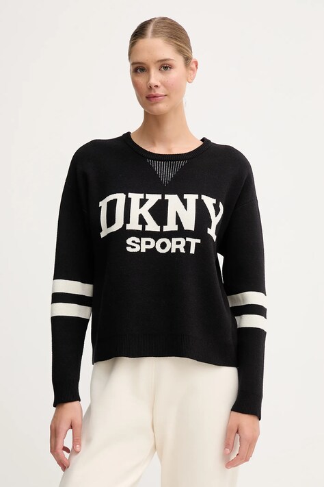 Dkny sweter damski kolor czarny DP5R0749