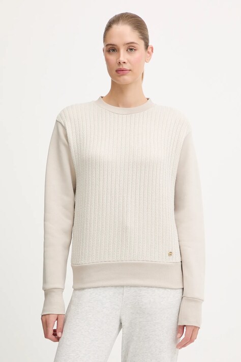 Colmar bluza damska kolor beżowy gładka 9265R.9ZX