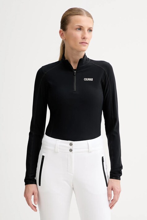 Colmar bluza sportowa damska kolor czarny gładka 9336.7LO