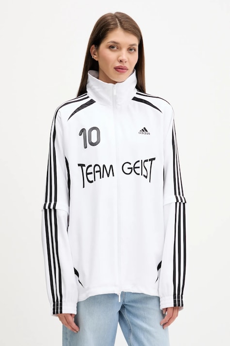 adidas Originals felpa Ovzd Tracktop donna colore bianco  KE7570