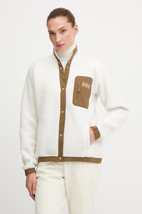 Флісова кофта Helly Hansen IMPERIAL колір білий однотонна 63372