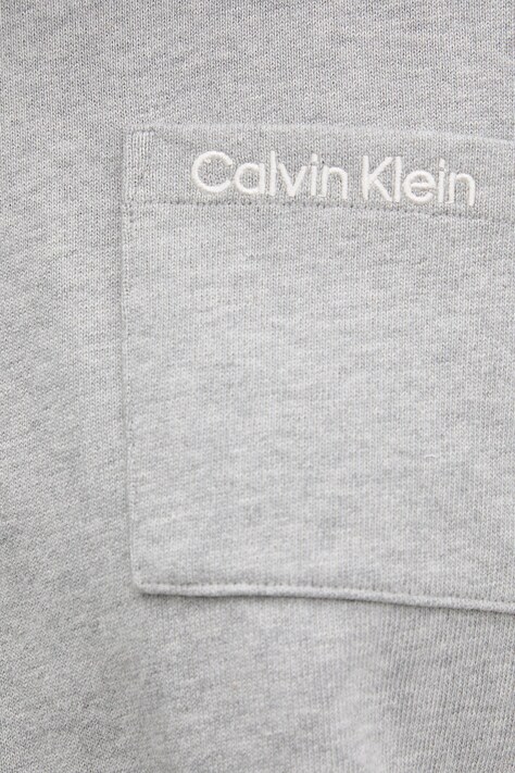 Calvin Klein Underwear dukserica loungwear ženska pamučna siva LV00QS7516