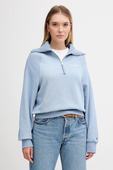 Tommy Hilfiger bluză uni, WW0WW46632