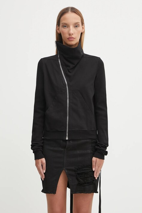 Rick Owens DRKSHDW bluza bawełniana Mountain damska kolor czarny gładka DS02E7239.RIG