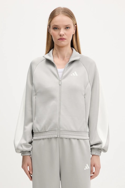 Кофта adidas Stadium колір сірий з аплікацією KA6251