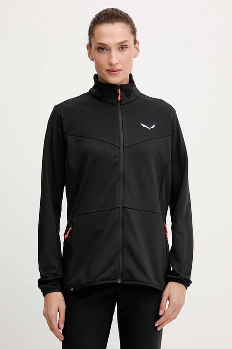 Кофта outdoor Salewa Puez Cammino цвет чёрный однотонная 00.0000029095