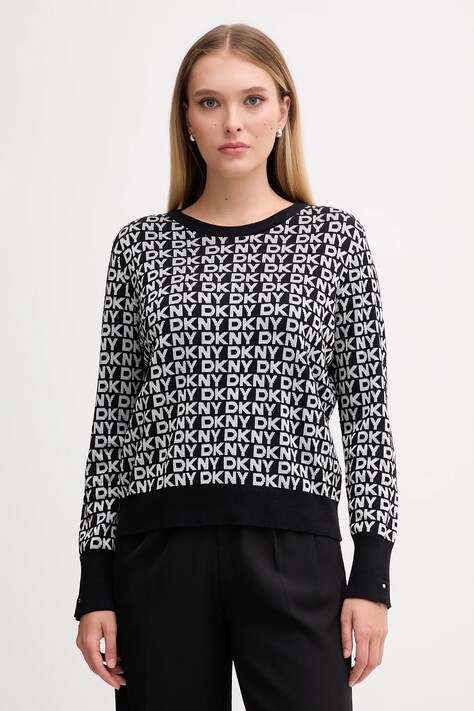 Dkny sweter damski kolor czarny DJ5R0877