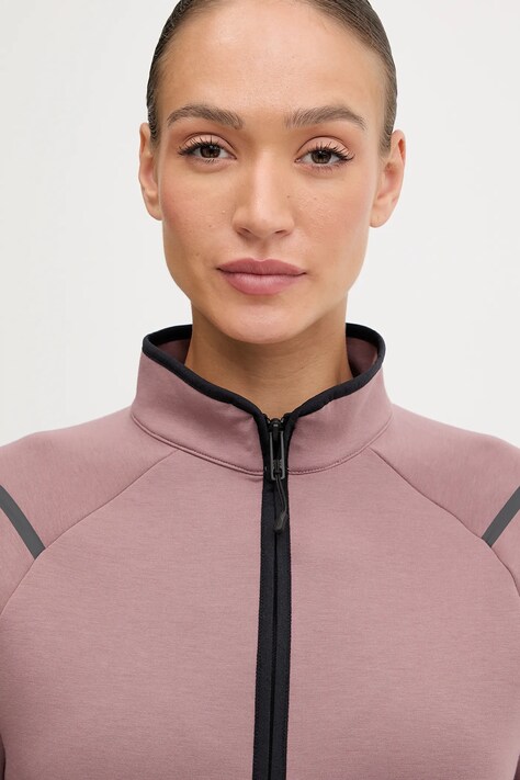 Кофта Under Armour Unstoppable — AW25-BLD0RN, коричневий — фото 4