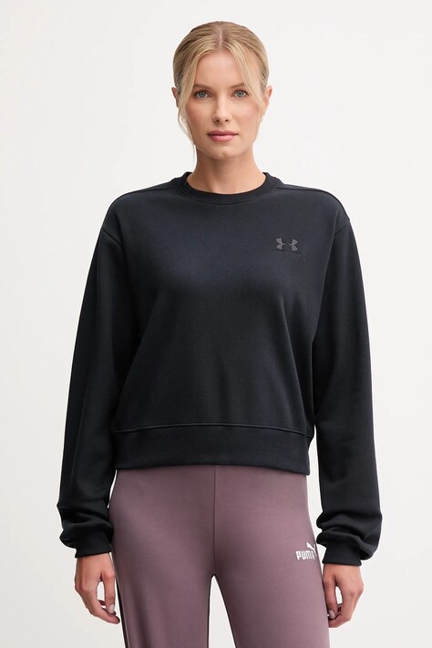Under Armour bluza Icon Vida damska kolor czarny gładka 6003675