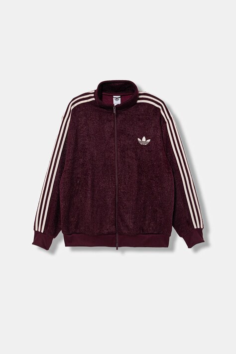 adidas Originals bluza Mohair damska kolor bordowy z aplikacją KS0428