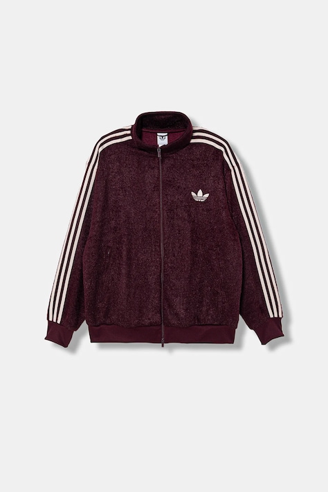 adidas Originals bluza Mohair damska kolor bordowy z aplikacją KS0428