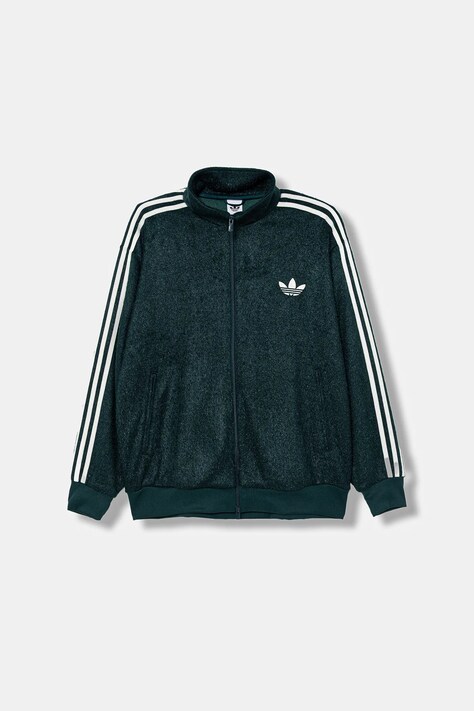 adidas Originals bluza Mohair damska kolor zielony z aplikacją KS7777