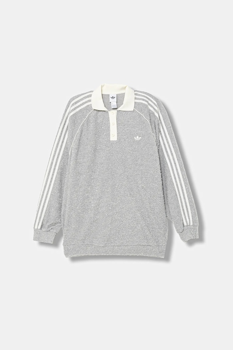 adidas Originals bluza damska kolor szary z aplikacją KS7791