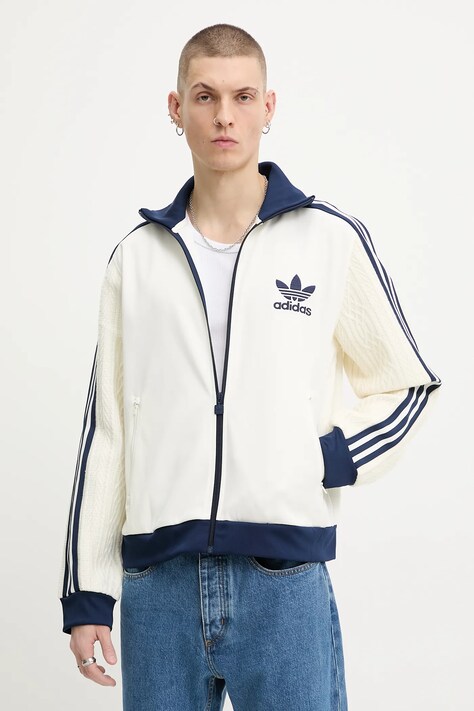 adidas Originals bluza damska kolor beżowy z aplikacją KS7800