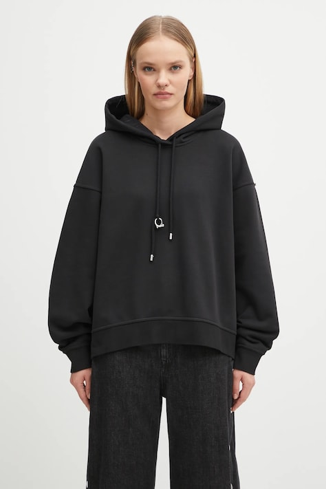 Sportmax sweatshirt URNA black color smooth 2522926035600