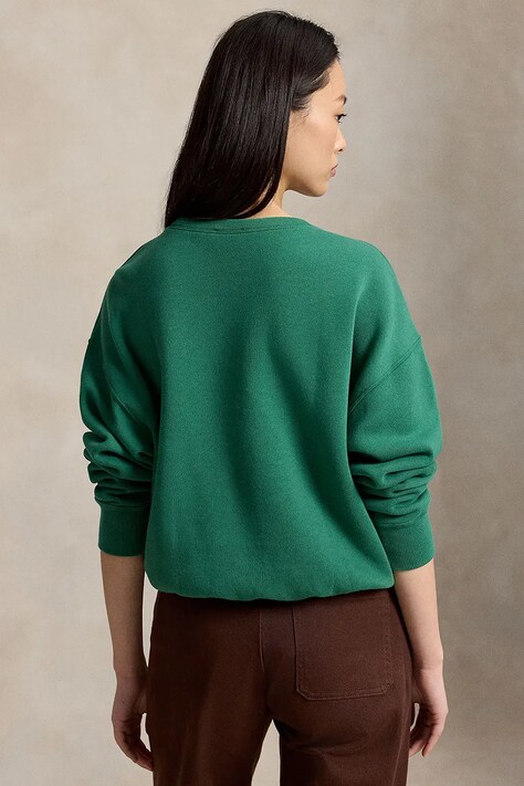 Polo Ralph Lauren кофта жіноча з бавовною — AW25-BLD0T9, зелений — фото 2