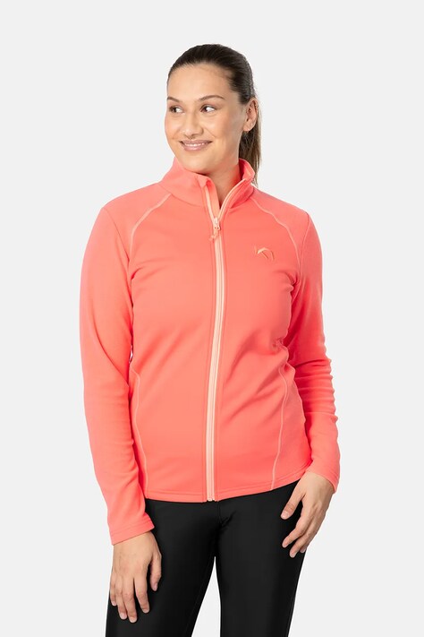 Kari Traa bluza polarowa KARI kolor różowy gładka 622573