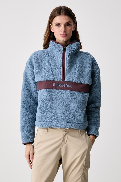 Rossignol Bluza polarowa damska ALLTRACK niebieska RLOWL03