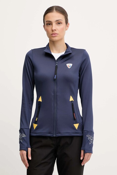 Rossignol bluza sportowa JCC kolor granatowy RLOWL10