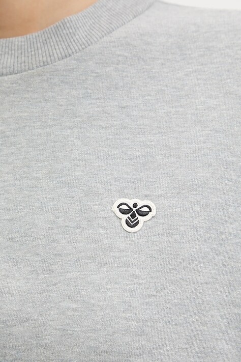 Hummel bluza damska kolor szary melanżowa 230781
