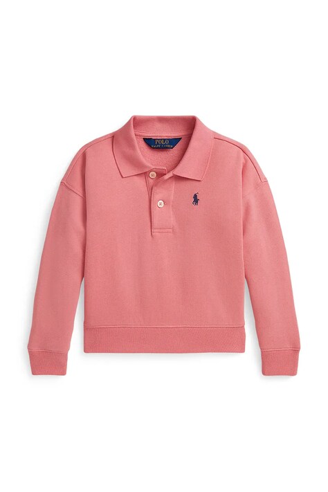 Polo Ralph Lauren bluza kolor różowy gładka 312971115001