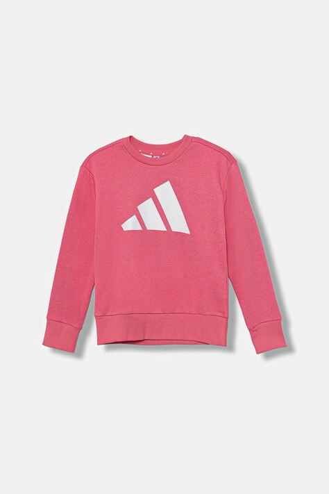 adidas bluza dziecięca kolor różowy z nadrukiem JE1390