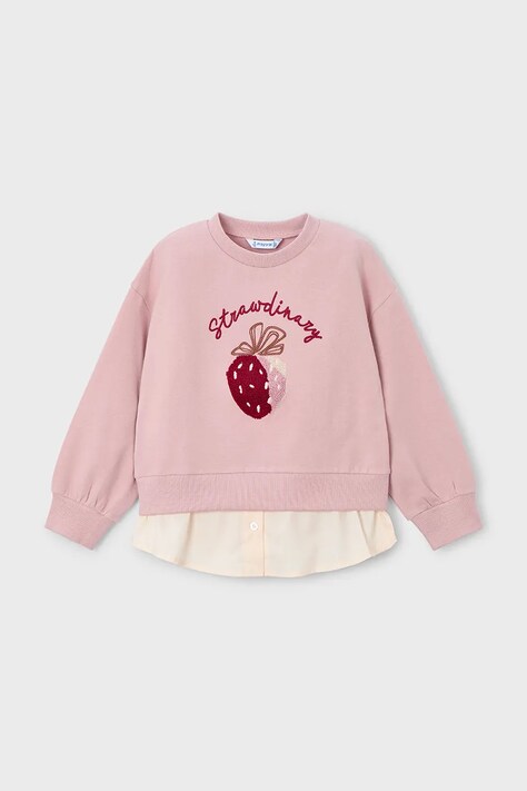 Mayoral felpa colore rosa  4435