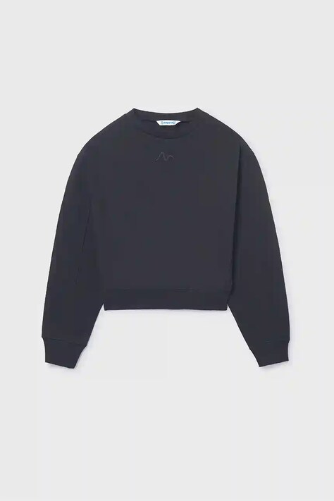 Дитяча кофта Mayoral колір чорний однотонна 7422