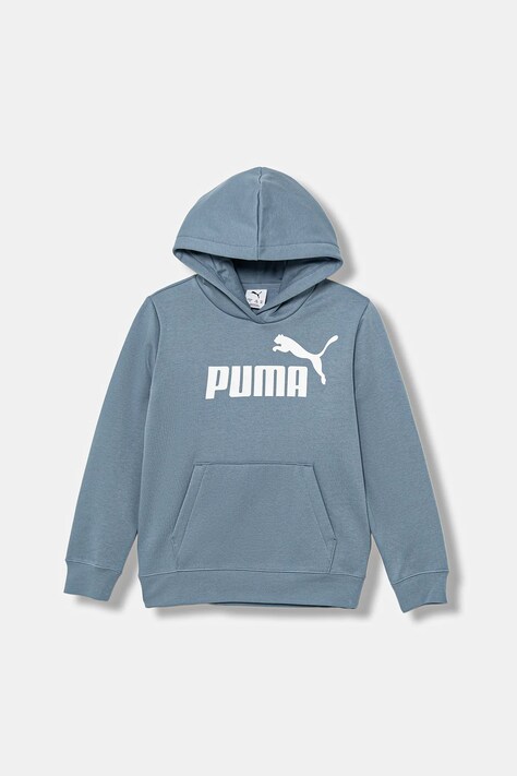 Puma bluza dziecięca ESS No. 1 Logo Hoodie FL G kolor niebieski z kapturem z nadrukiem 684896