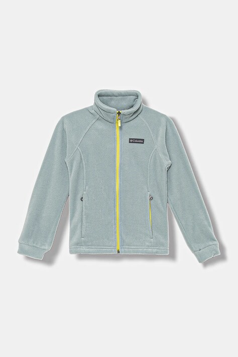 Columbia bluza polarowa Benton Springs kolor turkusowy gładka 1510631