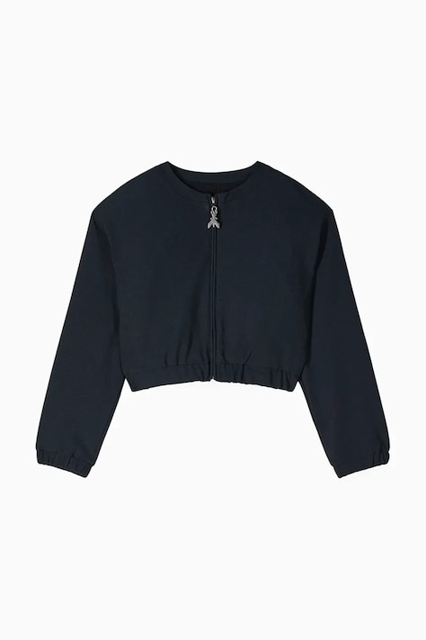 Patrizia Pepe bluză copii A555 culoarea negru, uni, 7S0285